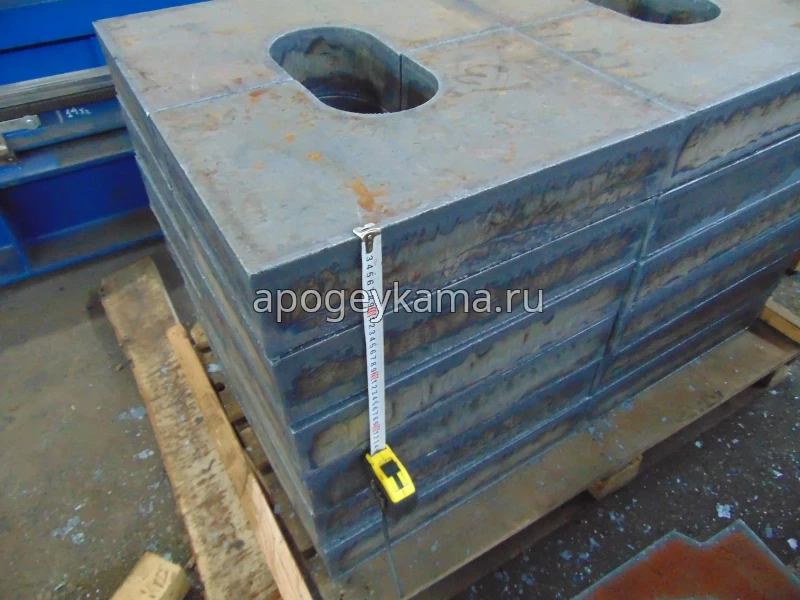 Раскрой металла толщиной от 80 мм GR 24